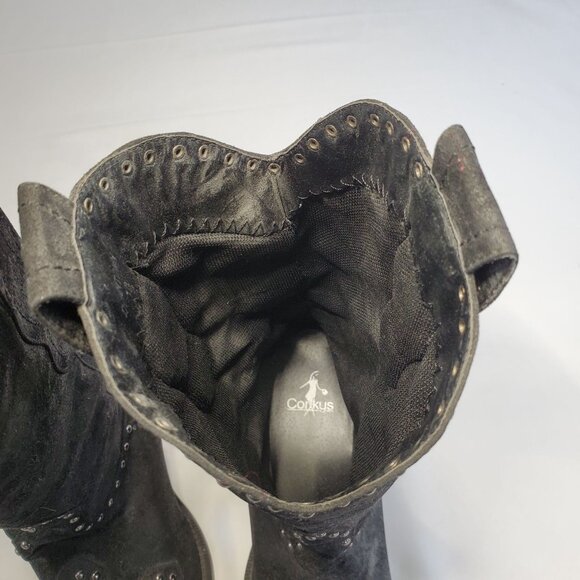 Corky’s Downtown Western Studded Cowboy Boots Size 10 Black - Picture 2 of 13